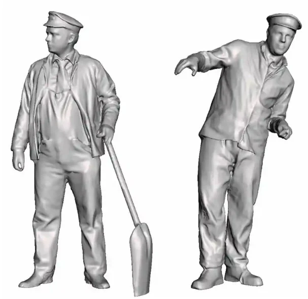 11221-076 OO Gauge Loco Specific Crew - Left Hand Drive Loco Crew Pack