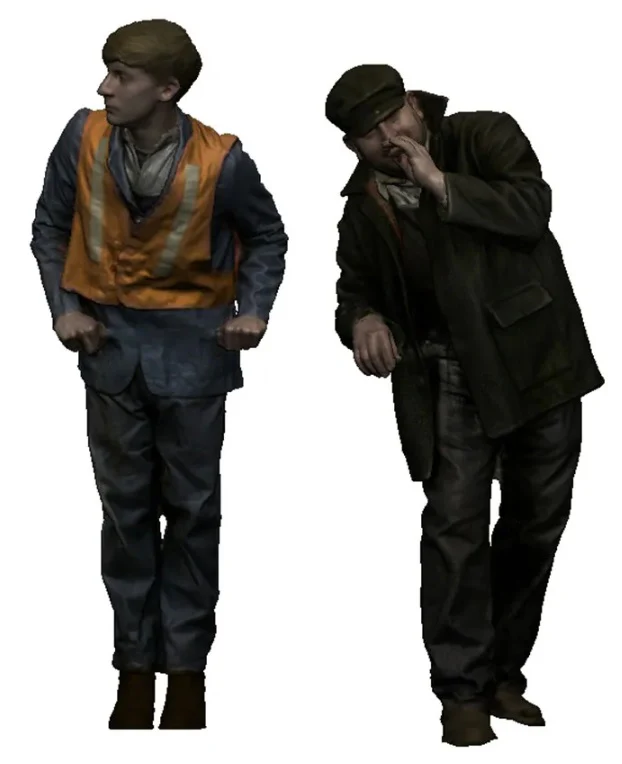 11224-076 OO Gauge Loco Specific Crew - 16in Hunslet Crew Pack - Image 2