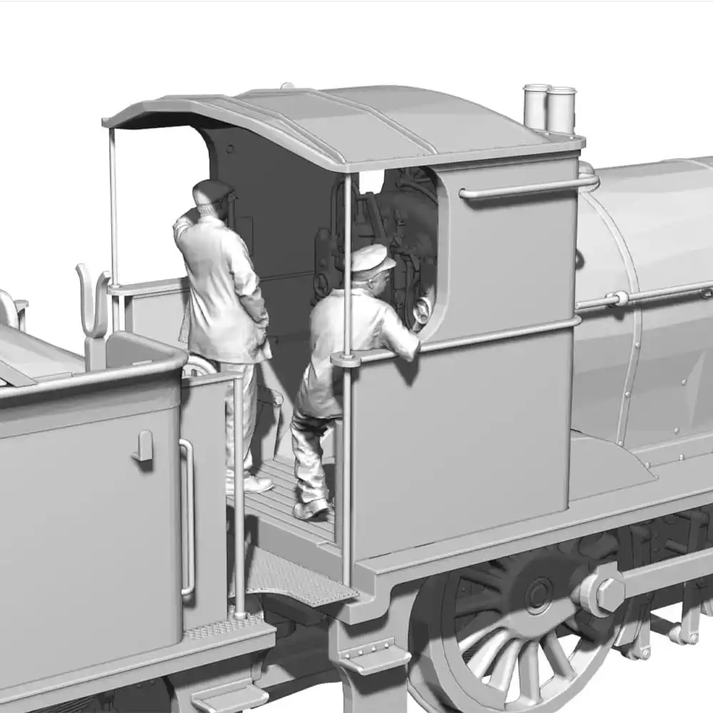 11270-076 OO Gauge Loco Specific Crew - Rapido HR Jones Goods LMS/BR Crew Pack - Image 3