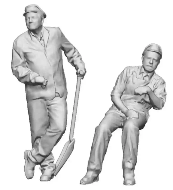 11284-043 O Gauge Loco Specific Crew - Lionheart BR Standard 3MT Crew
