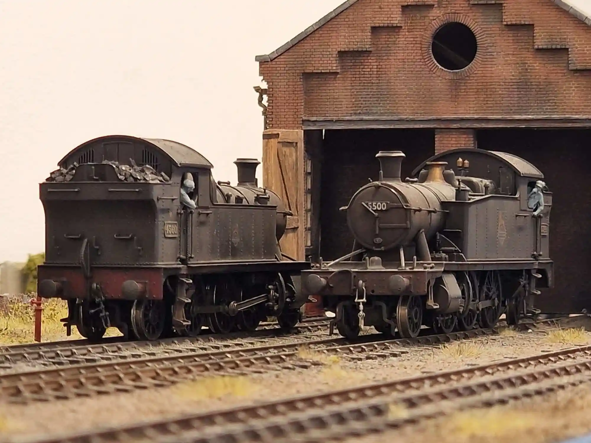 11292-043 O Gauge Railway & Lineside - GWR 45XX / 4575 Crew - Image 2
