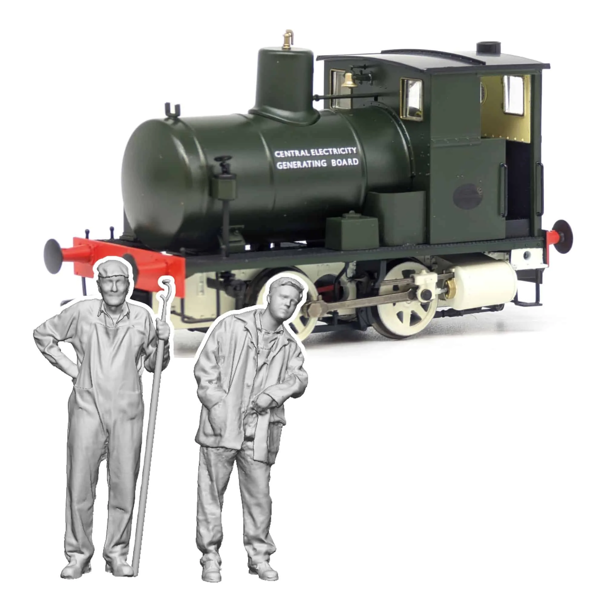 11295-076 OO Gauge Loco Specific Crew - Andrew Barclay Fireless Crew Pack