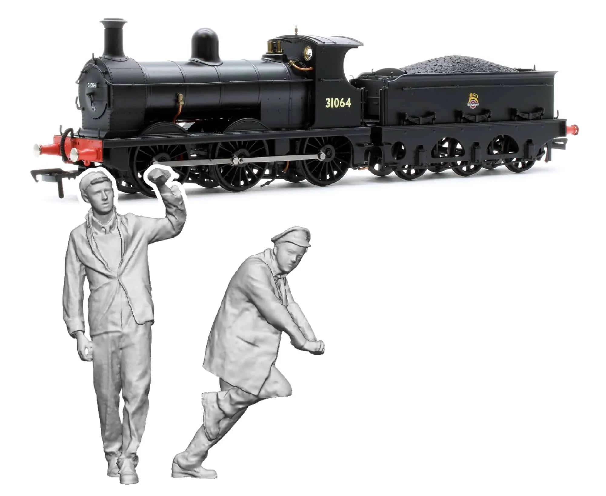 11299-076 OO Gauge Loco Specific Crew - BR O1 Crew Pack