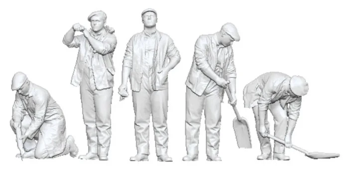11320-043 O Gauge 1948-1968 British Railways - Shed Staff Bundle 1