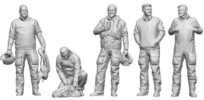 1340-032 1:32 Scale - Trade & Services - RNLI Crew on Shore