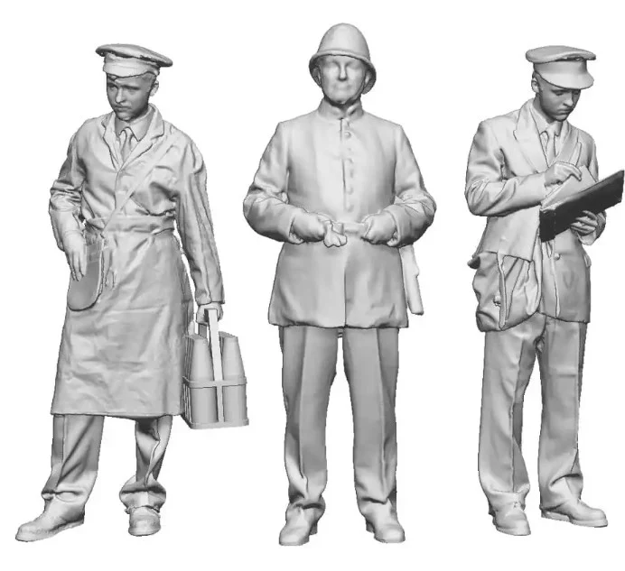1359-076 OO Gauge Town and Country - Milkman, Policeman and Postman