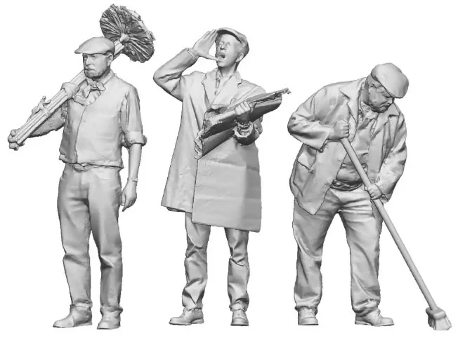1362-076 OO Gauge Work & Industry Street Workers