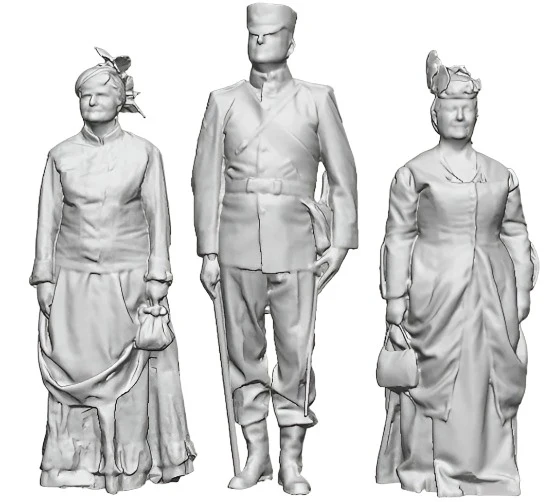 1524-148 N Gauge 1804-1870 Pioneering - Victorian People Set 5
