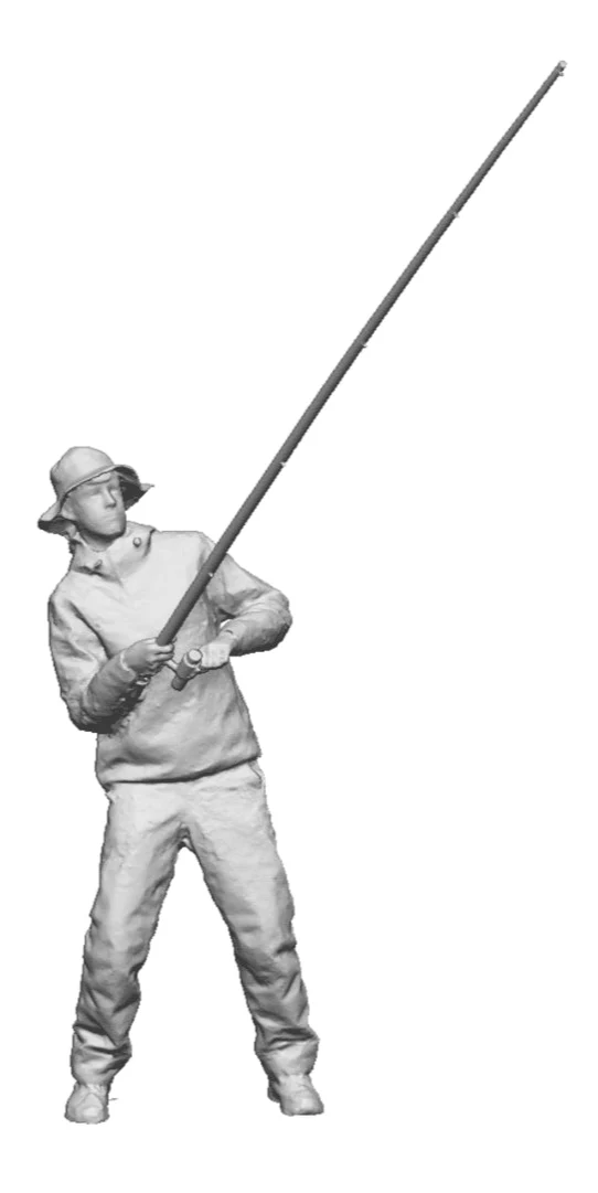 1755-043 O Gauge - Town & Country - Fisherman