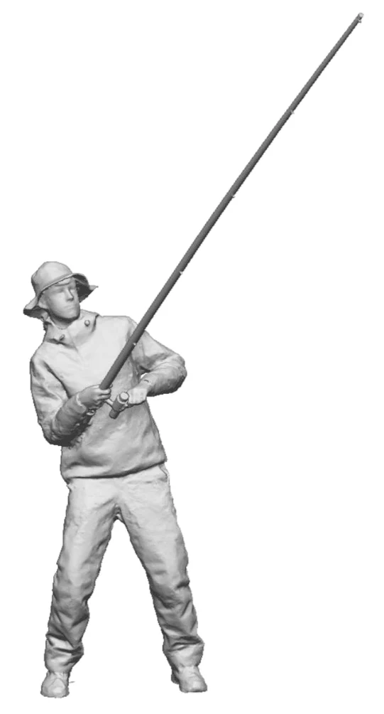 1755-076 OO Gauge - Town & Country - Fisherman