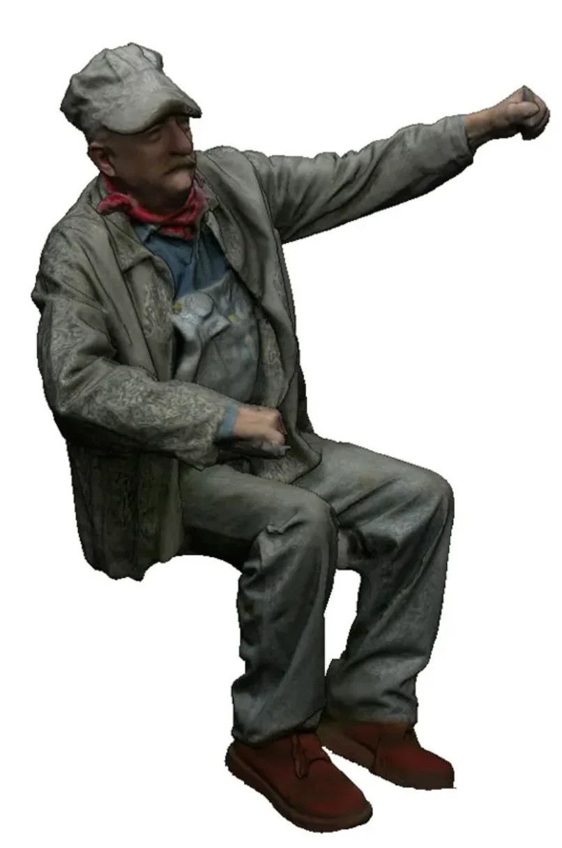 22050-120L TT:120 Gauge - North American - Seated Engineer using Throttle - Left Hand Raised - Image 2
