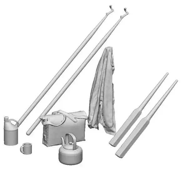 2302-148 N Gauge - GWR Toad Brake Van Detailing Set