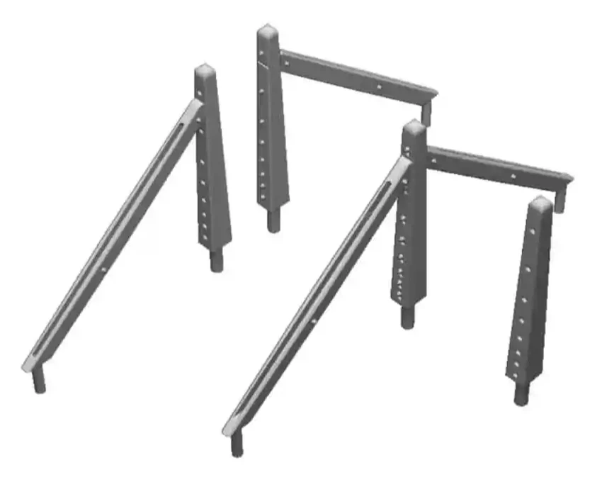 2635-043 O Gauge Detailing - GWR Concrete Fence Posts x20