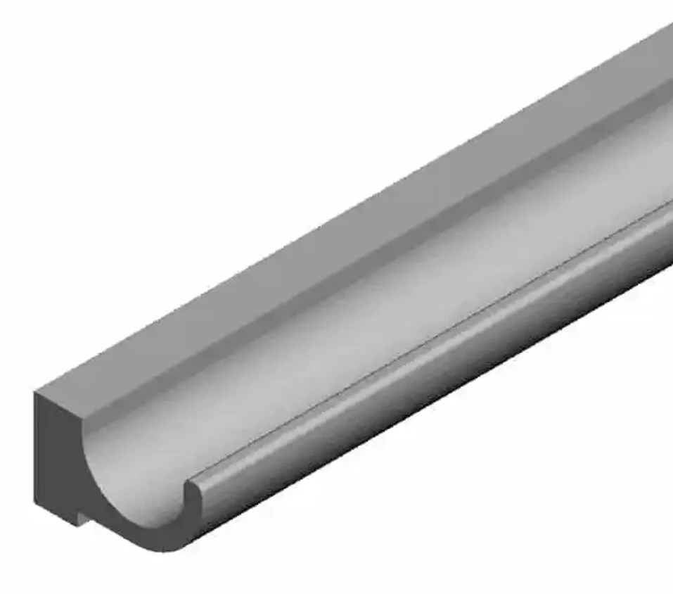 2955-0434 O Gauge - Detailing - Half Round Guttering - 6 inch - x4