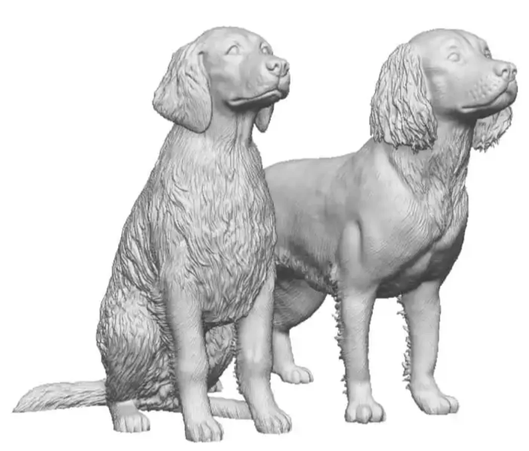 31004-076 OO Gauge - Pets, Wildlife & Livestock - English Springer Spaniels x2