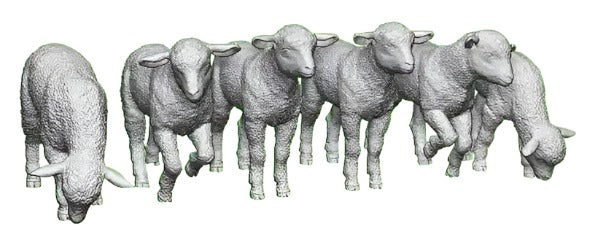 31202-076 OO Gauge Pets, Wildlife & Livestock - Lambs - Pack of 6
