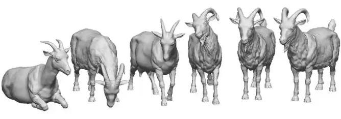 31210-043 O Gauge - Pets, Wildlife & Livestock - Goats x6