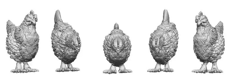 31280-076 OO Gauge Pets, Wildlife & Livestock - Chickens - Pack of 5