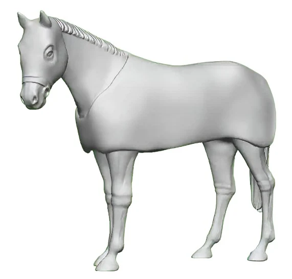 31301-148 N Gauge Pets, Wildlife & Livestock - Race Horse in transit