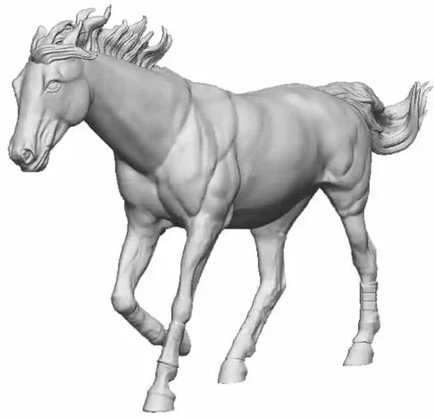 31302-043 O Gauge - Pets, Wildlife & Livestock - Thoroughbred Horse Running