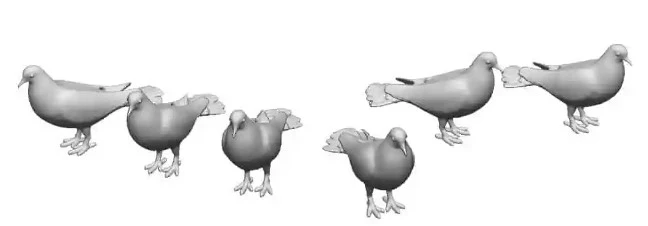 31403-148 N Gauge Pets, Wildlife & Livestock Pigeons- Pack of 10