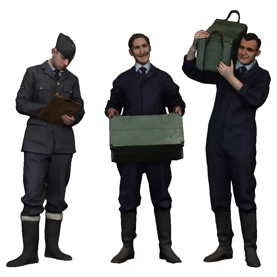 50213-072 1:72 Scale RAF Through the Ages - World War Two - RAF Ground Crew - Image 2