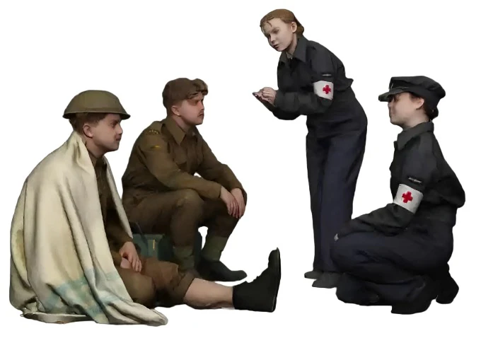 50321-072 1:72 Scale RAF Through the Ages - World War Two - RAF Flying Nightingales with wounded - Image 2