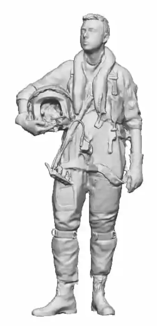 50402-072 1:72 Scale RAF Through the Ages - Post War - FAA Buccaneer Pilot
