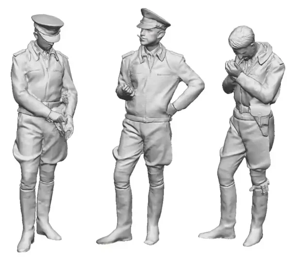 50602-076 1:76 Scale - World War Two - Luftwaffe Pilots in Conversation