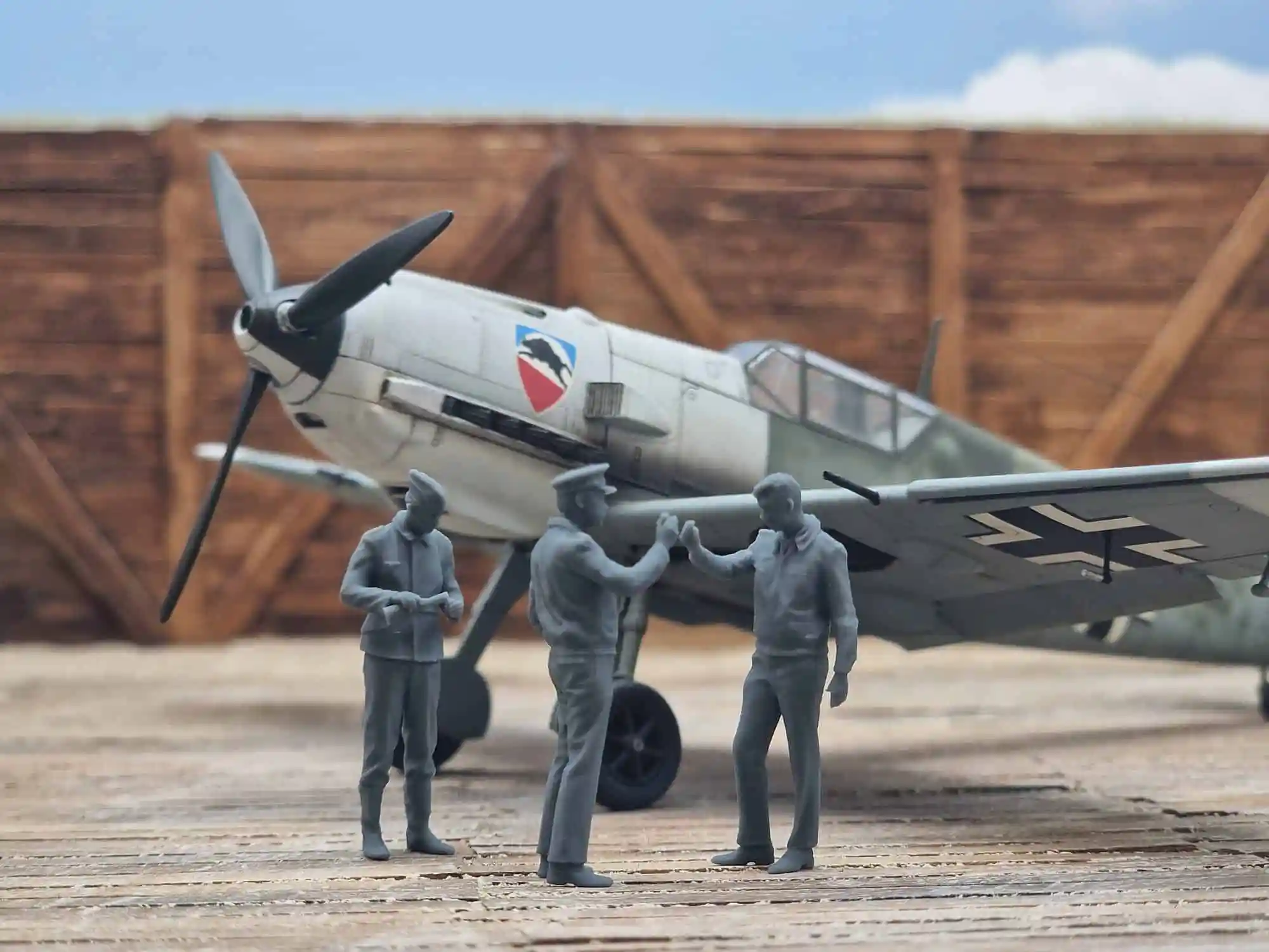 50603-048 1:48 Scale - World War Two - Luftwaffe Pilots Toasting - Image 2