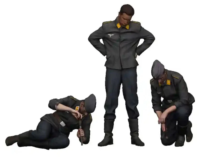 50606-048 1:48 Scale World War Two - Luftwaffe Ground Crew