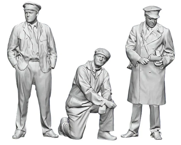 1305-148 N Gauge 1948-1968 British Railways - Bus Crew Pack