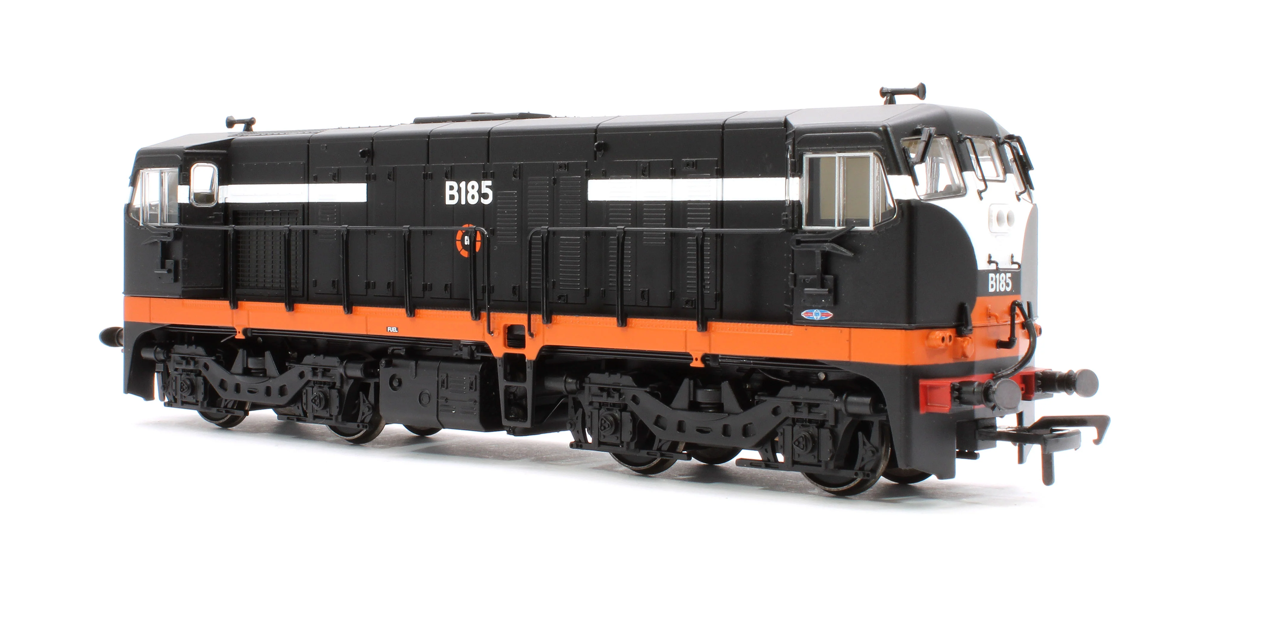 MM0185A Class 181 Córas Iompair Éireann (CIE) Black/Tan no. 185 Diesel Locomotive - Image 2