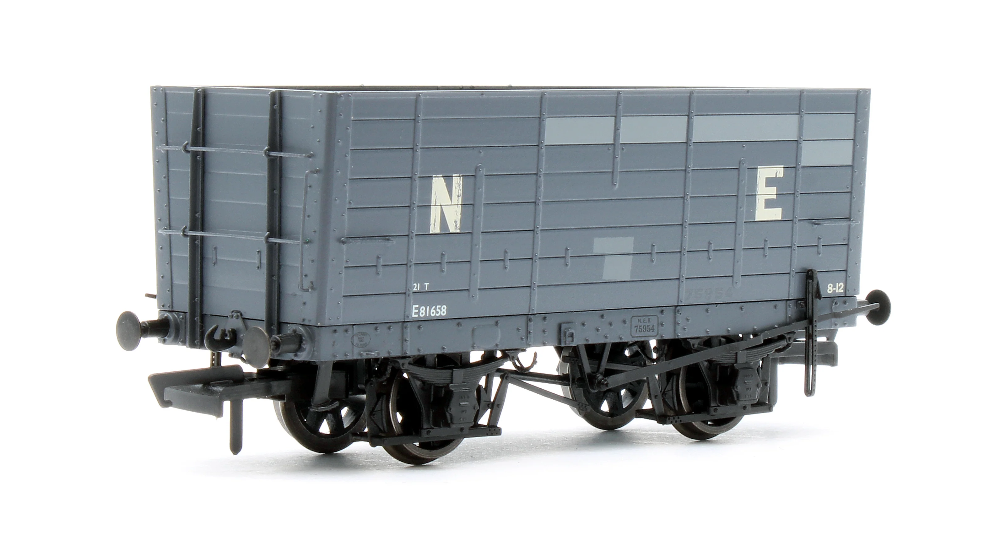 ACC2829 NER 20t Hopper - DGM 12 Hopper - BR Grey - Triple Pack - Image 3