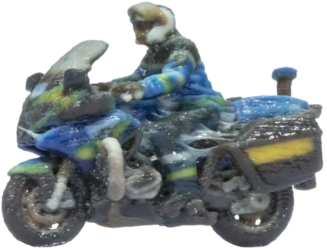 N10915 French Police Motorbike 3D Master Figure