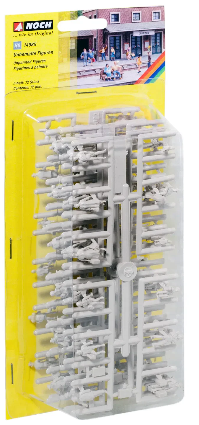 N14985 Unpainted Figure (72) Starter Set Model Kit