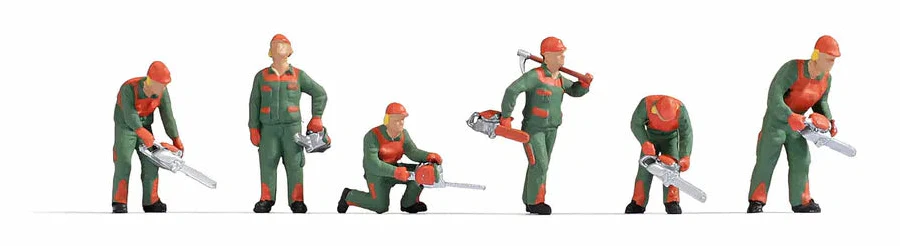 N15061 Forest Workers (6) Figure Set