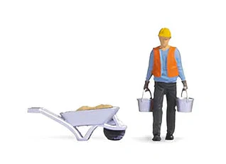 N16520 Construction Work Tiny Scenes Set