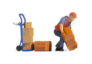N16526 Warehouse Worker (Loading) Tiny Scenes Set