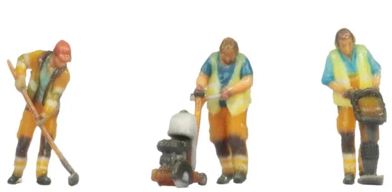 N35040 Road Workers (6) 3D Master Figure Set - Image 2