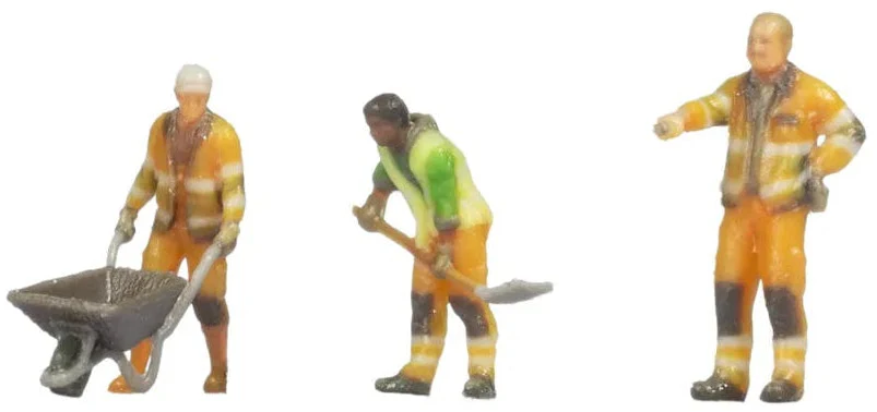 N35040 Road Workers (6) 3D Master Figure Set - Image 3