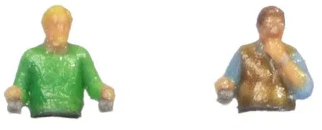 N35215 Electric Loco Drivers w/o Legs (6) 3D Master Figure Set - Image 4