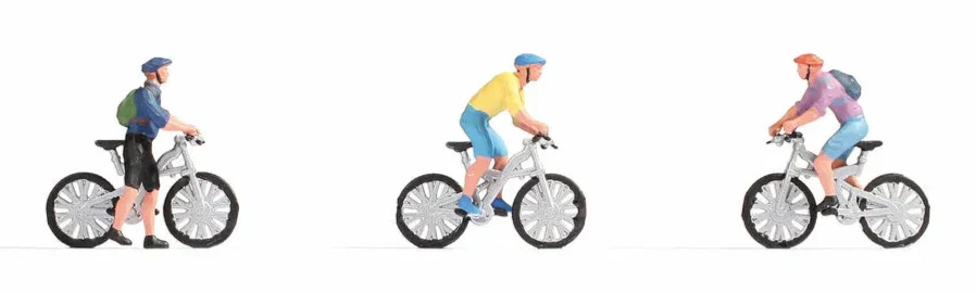 N15899 Figures - Mountain Bikers Figure Set (3)