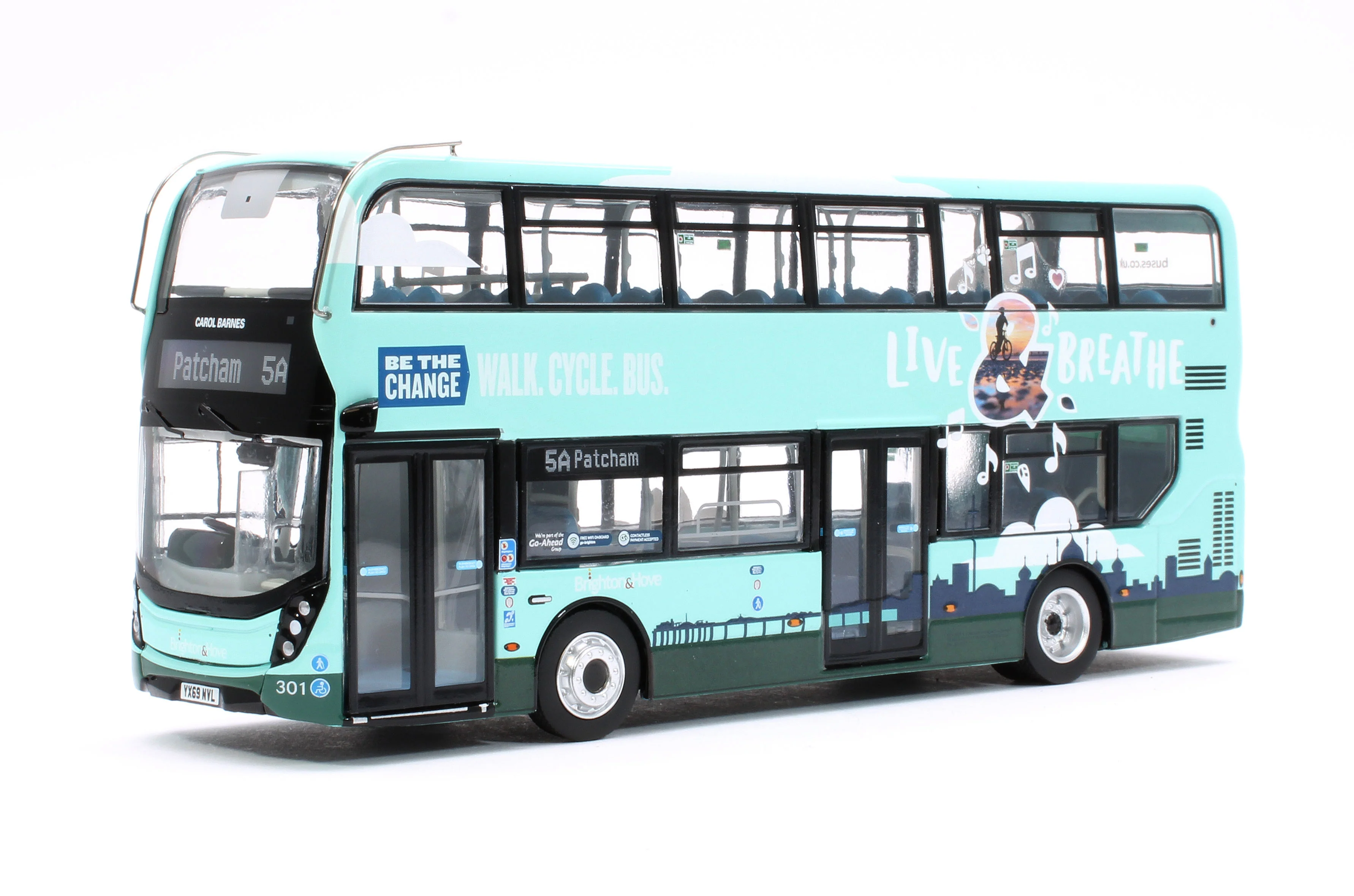 UK6533 ADL Enviro 400 - Brighton and Hove (301 – YX69 NVL)