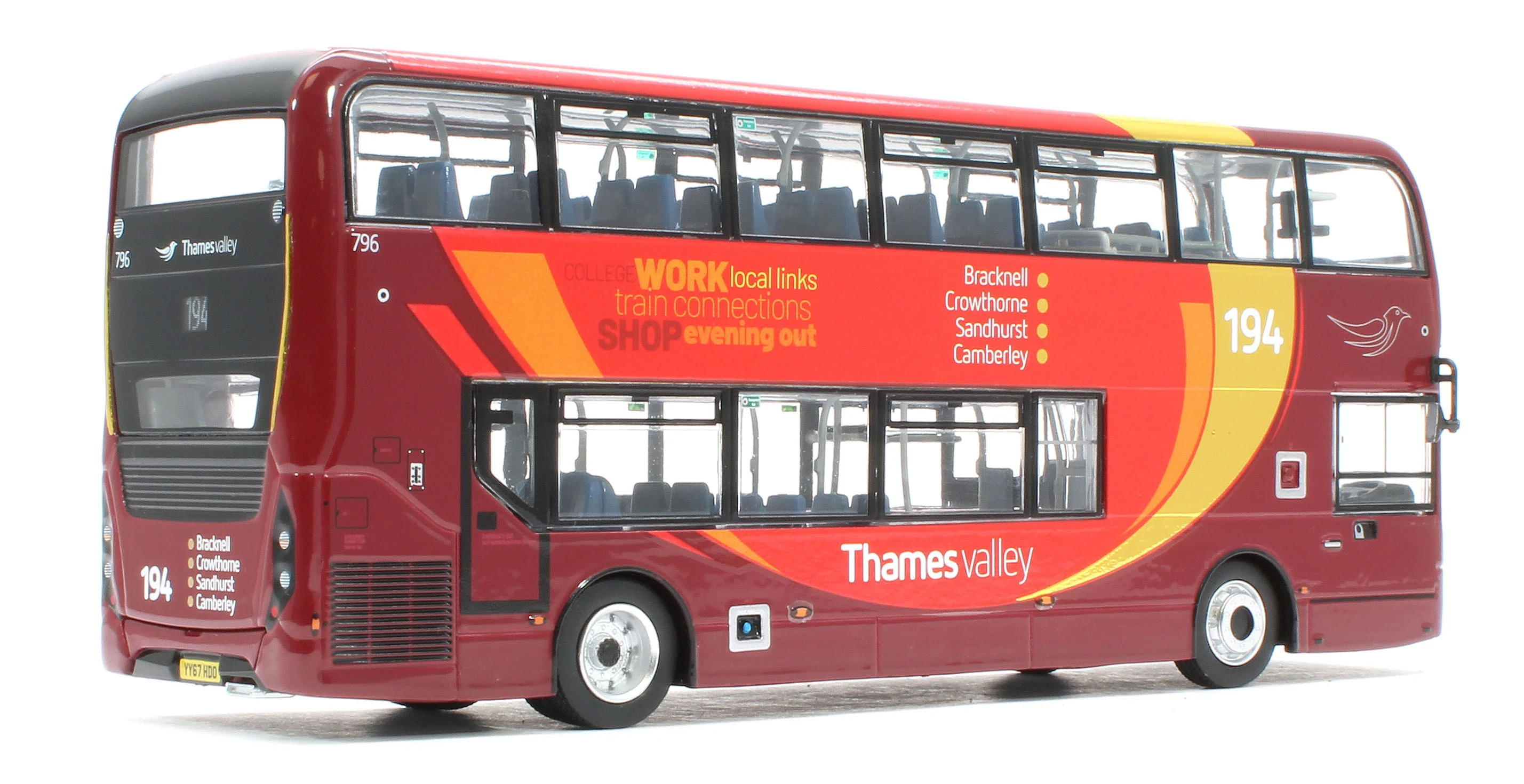 UK6545 ADL Enviro 400 Thames Valley Buses (796 - YY67 HDO) - Image 4