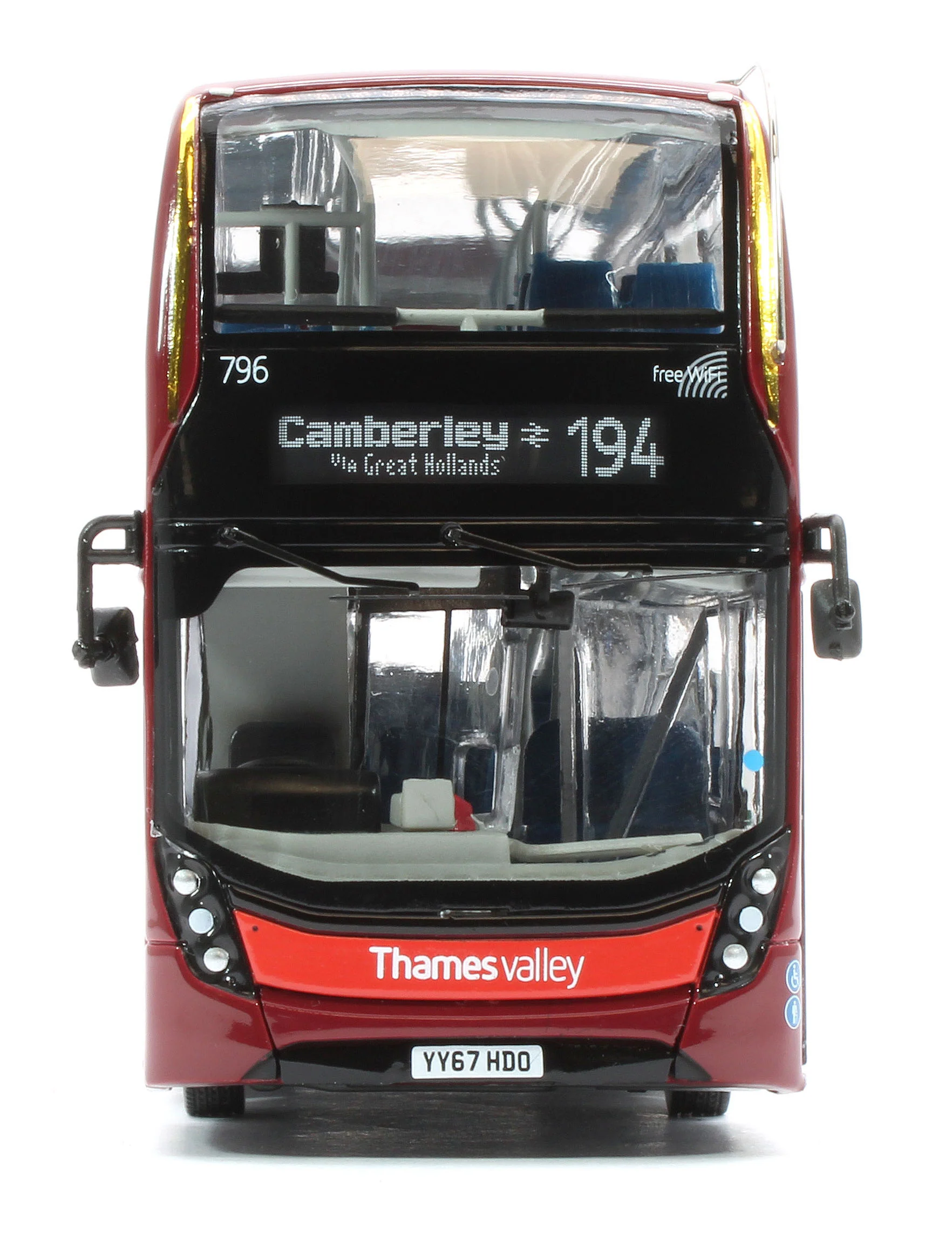 UK6545 ADL Enviro 400 Thames Valley Buses (796 - YY67 HDO) - Image 7