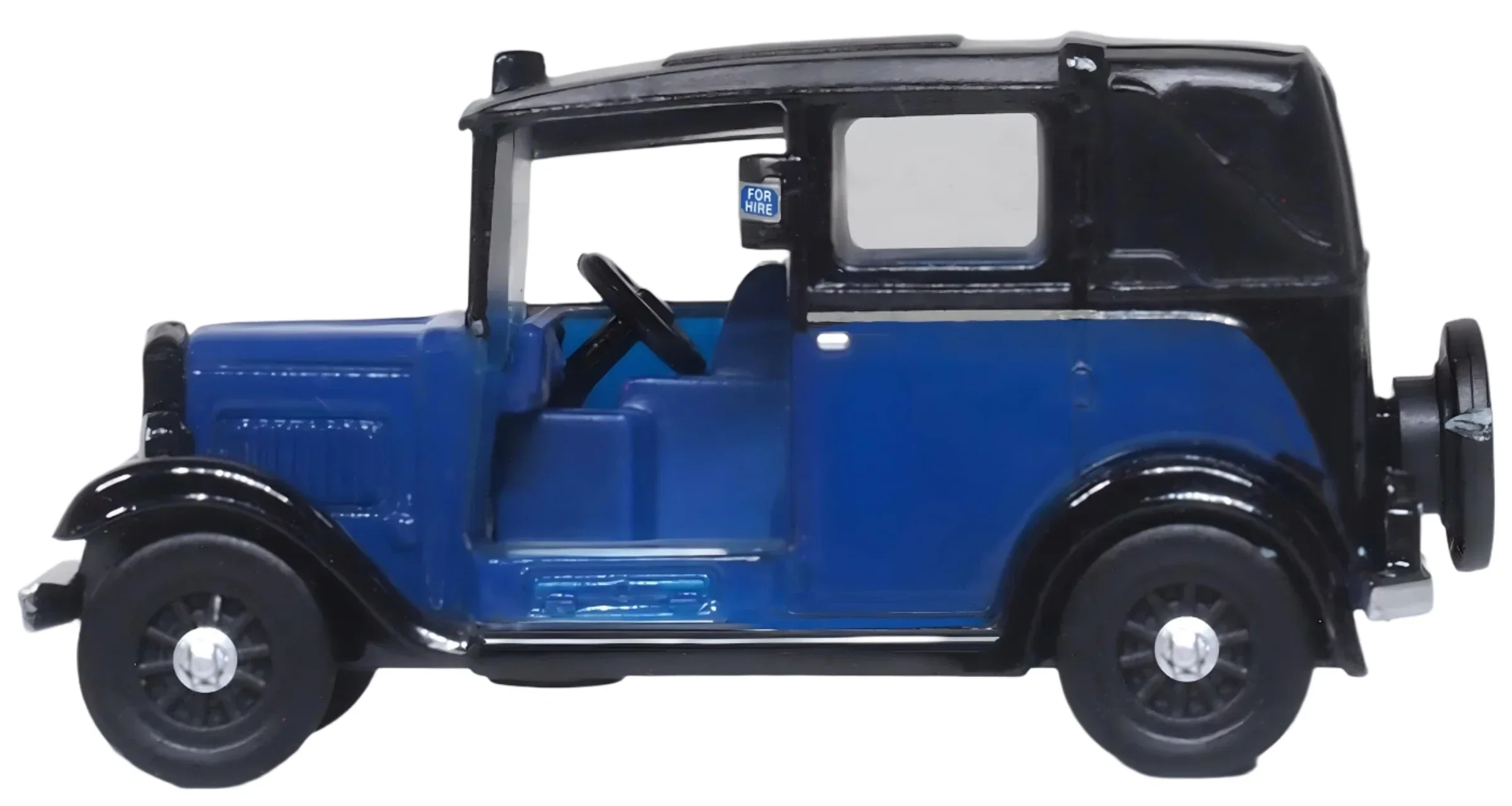 120AT002 Austin Low Loader Taxi Oxford Blue - Image 3