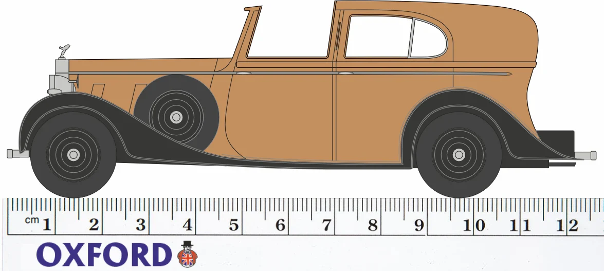 43RRP3002 Rolls Royce Phantom III SdV HJ Mulliner Fawn/Black - Image 2