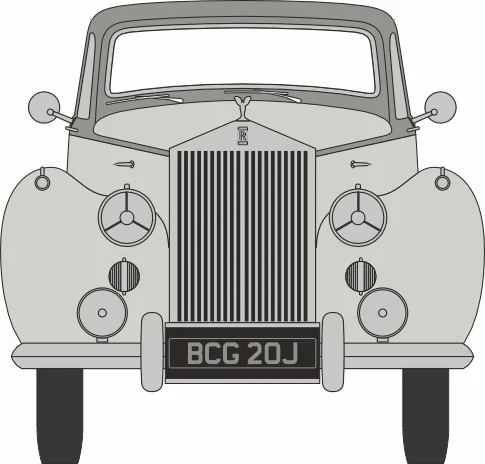 43RSD002 Rolls Royce Silver Dawn Two Tone Grey - Image 3