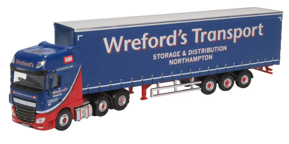 76DXF002 DAF XF Euro 6 Curtainside Wrefords